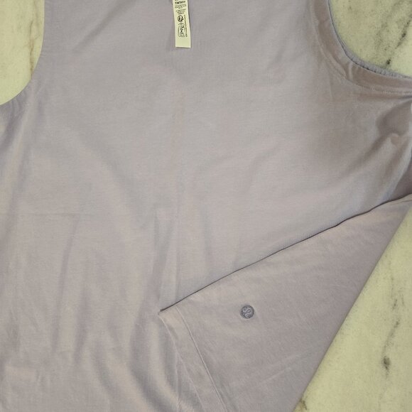 lululemon athletica Tops - Lululemon BNWT Lilac All Yours Organic Cotton Tank